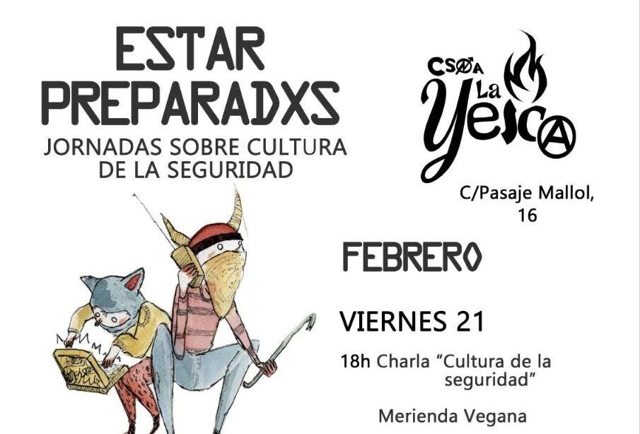 «Estar preparadxs» – Jornadas sobre Cultura de la Seguridad